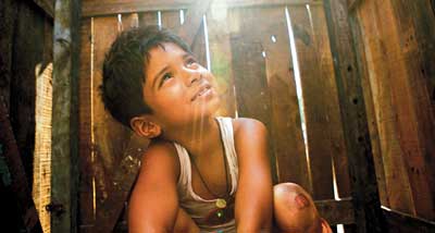 Jamal as a boy